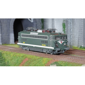 R37 HO41087DS Locomotive électrique BB 25564, SNCF, verte, tampons U6, Achères, digital sonorisée Rail 37 - R37 R37_HO41087DS - 