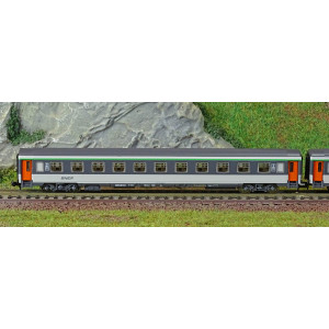 Piko 94504 Set de 2 voitures Corail Vu, 2ème classe et fourgon, SNCF, échelle N Piko Piko_94504 - 2
