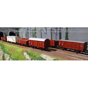 Roco 44002 Coffret de 8 Wagons de marchandises, DB Roco Roco_44002 - 3