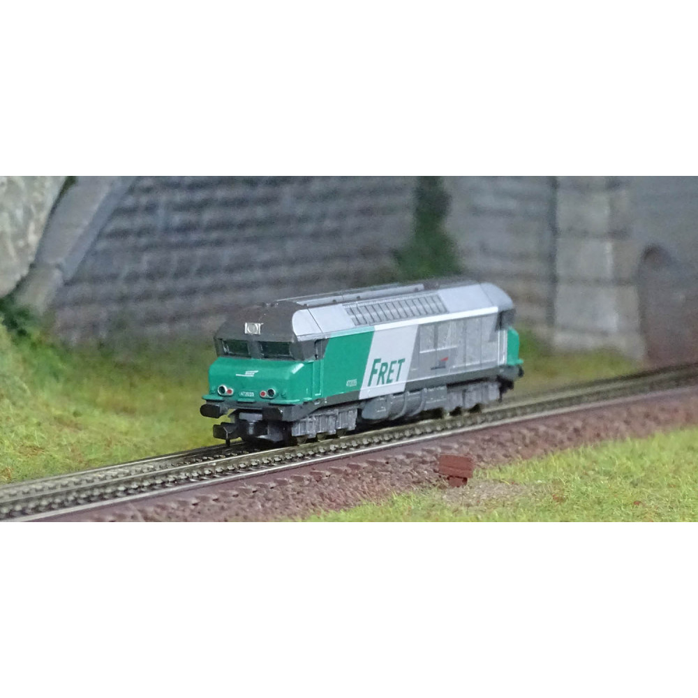Azar L02-FR1D Locomotive diesel CC 72035, SNCF, livrée FRET, digitale, échelle Z AZAR Models AZAR_L02-FR1D - 1 Azar L02-FR1D Locomotive diesel CC 72035, SNCF, livrée FRET, digitale, échelle Z AZAR Models AZAR_L02-FR1D - 1