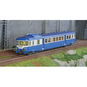 Ree Modeles MB232.S Autorail X 2853 modernisé, Bleu, Logo en relief, TOULOUSE, SNCF, digital sonore Ree Modeles MB-232.S - 1