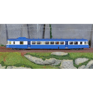 Ree Modeles MB232.S Autorail X 2853 modernisé, Bleu, Logo en relief, TOULOUSE, SNCF, digital sonore Ree Modeles MB-232.S - 2