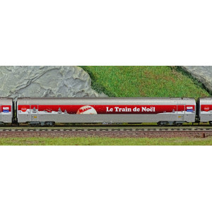 Arnold HN4473 Set de 3 voitures Coca-Cola, Train de Noël de 2010, échelle N Arnold HN4473 - 3