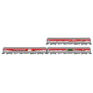 Arnold HN4473 Set de 3 voitures Coca-Cola, Train de Noël de 2010, échelle N Arnold HN4473 - 5