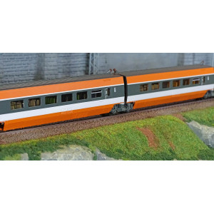 Ree Modeles TGV007 Set de 2 voitures intermédiaires TGV PSE Rame Origine, Remorques R3 + R7 Ree Modeles TGV-007 - 1