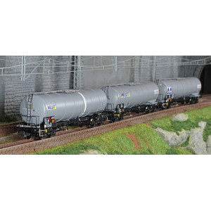 Roco 6600091 Set de 3 wagons citernes, type Zacns, MILLET Roco Roco_6600091 - 2