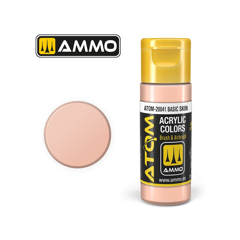 Peinture acrylique Peau de base 20ml ATOM AMMO Peinture acrylique Peau de base 20ml ATOM AMMO