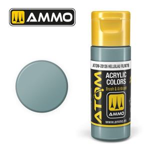 Peinture acrylique Hellblau RLM78 20ml ATOM AMMO