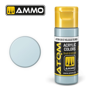Peinture acrylique Hellblau RLM65 20ml ATOM AMMO