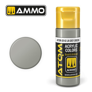 Peinture acrylique IJA Gris Vert 20ml ATOM AMMO