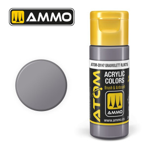 Peinture acrylique Grisviolet RLM75 20ml ATOM AMMO