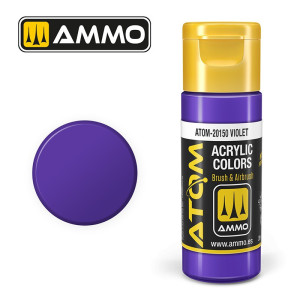 Peinture acrylique Violet 20ml ATOM AMMO
