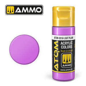 Peinture acrylique Prune clair 20ml ATOM AMMO