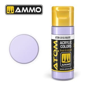 Peinture acrylique Mauve 20ml ATOM AMMO