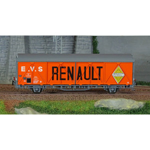 LS Models 30683 Wagon EVS, IK, SNCF, gris/orange, toit haut, parois renforcées, RENAULT Ls models Lsm_30683 - 2