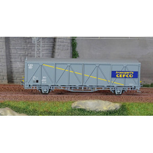 LS Models 30686 Wagon EVS, Hbis, SNCF, gris, bande jaune, parois renforcées, transport GEFCO Ls models Lsm_30686 - 2