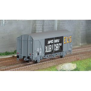 LS Models 30687 Wagon EVS, IK, SNCF, gris/noir, parois renforcées, toit haut, VALLIER VICHER Frères Ls models Lsm_30687 - 1