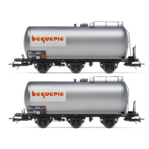 Jouef HJS6227 Set de 2 wagons citernes 3 essieux, Beguerie Jouef HJS6227 - 5