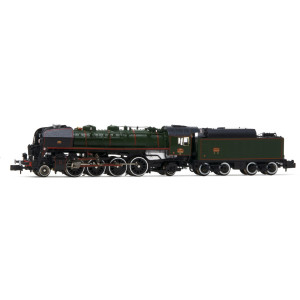 Arnold HNS2542 Locomotive vapeur 141 R 1244, SNCF, roues boxpok, livrée verte, lignes rouges, échelle N Arnold HNS2542 - 4