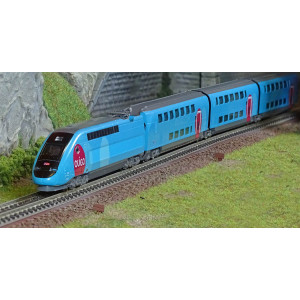 Kato 101763 TGV Duplex SNCF, Ouigo, 10 éléments, échelle N Kato KATO_101763 - 1