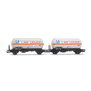 Jouef HJ6287 Set de 2 wagons citernes à gaz, toit pare soleil, Air Liquide Jouef HJ6287 - 1