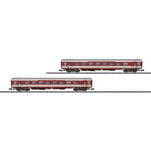 MiniTrix 15691 Set de 2 voitures voyageurs grand confort, 1ère classe, SNCF, TEE, échelle N Trix Trix_15691 - 1