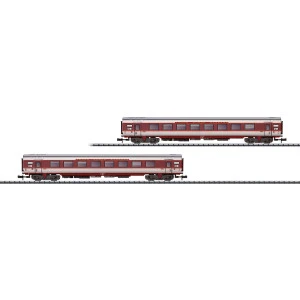 MiniTrix 15691 Set de 2 voitures voyageurs grand confort, 1ère classe, SNCF, TEE, échelle N Trix Trix_15691 - 1