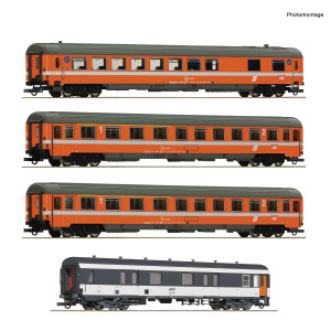 Roco 6200077 Set de 4 voitures voyageurs Arlberg-Express, SNCF/ÖBB Roco Roco_6200077 - 1