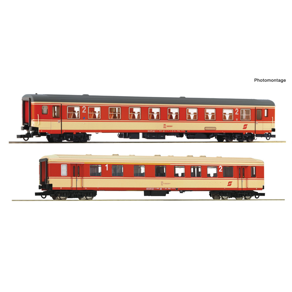 Roco 6200079 Set de 2 voitures voyageurs Arlberg-Express, ÖBB Roco Roco_6200079 - 1 Roco 6200079 Set de 2 voitures voyageurs Arlberg-Express, ÖBB Roco Roco_6200079 - 1