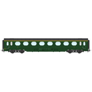 Ree Modeles VB496 Voiture allégée "Saucisson", ETAT, A8, vert 306, ep. III, éclairé Ree Modeles VB-496 - 3