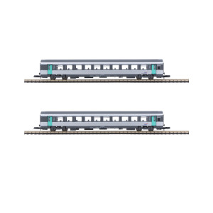 Azar V01-CPP2 Set de 2 voitures Corail Vtu, 2ème classe, SNCF, logo Casquette, Z 1/220 AZAR Models AZAR_V01-CPP2 - 5