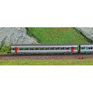Azar V01-CPP1 Set de 2 voitures Corail Vtu, 1ère + 2ème classe, SNCF, logo Casquette, Z 1/220 AZAR Models AZAR_V01-CPP1 - 2