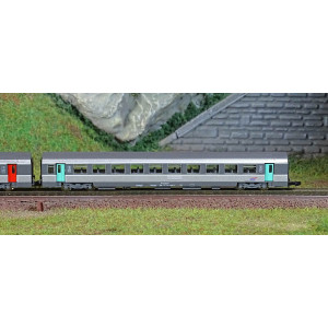 Azar V01-CPP1 Set de 2 voitures Corail Vtu, 1ère + 2ème classe, SNCF, logo Casquette, Z 1/220 AZAR Models AZAR_V01-CPP1 - 3