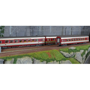 LS Models 40082DC Set de 3 voitures Grand Confort Capitole A3rtux + A8tu + A8u, livré origine, Sud-Ouest, éclairées Ls models Ls