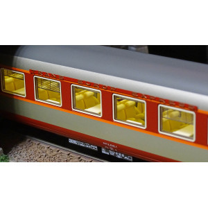 LS Models 40083DC Set de 3 voitures Grand Confort Capitole A8tu + A8u + Vru, livré origine, Sud-Ouest, éclairées Ls models Lsm_4