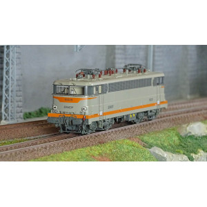 Ree Modeles MB207.S Locomotive électrique BB 16028, Livrée Béton, Logo Nouille, ACHERES, sonore, panthos motorisés Ree Modeles M
