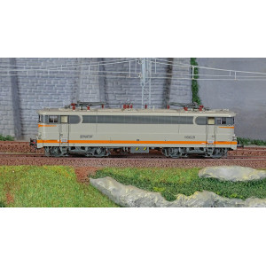 Ree Modeles MB207.S Locomotive électrique BB 16028, Livrée Béton, Logo Nouille, ACHERES, sonore, panthos motorisés Ree Modeles M