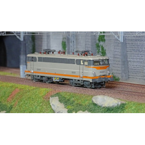 Ree Modeles MB207.S Locomotive électrique BB 16028, Livrée Béton, Logo Nouille, ACHERES, sonore, panthos motorisés Ree Modeles M