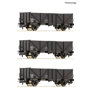 Roco 6600141 Set de 3 wagons tombereaux, type Tow "Klagenfurt", SNCF Roco Roco_6600141 - 1