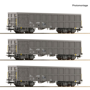 Roco 6600203 Set de 3 wagons tombereaux à bogies, type Fas, SNCF Roco Roco_6600203 - 1