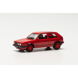 Herpa 420846-002 Volkswagen Golf 2 GTI, Rouge Herpa Herpa_420846-002 - 1