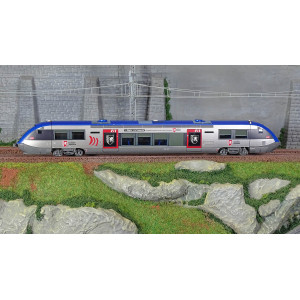 Jouef HJ2438S Autorail diesel X 73500, SNCF, Nouvelle Aquitaine (Bordeaux), digital sonore Jouef HJ2438S - 2