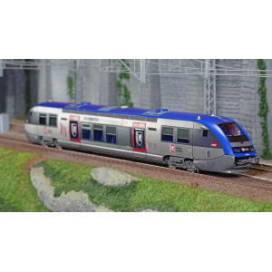 Jouef HJ2438S Autorail diesel X 73500, SNCF, Nouvelle Aquitaine (Bordeaux), digital sonore Jouef HJ2438S - 3