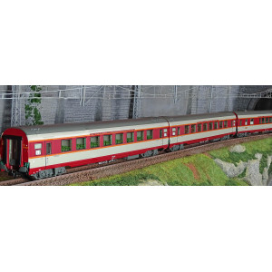 Jouef HJ4191 Set de 3 voitures voyageurs Grand Confort TEE Le Kléber, SNCF, A8u / A8tu / Vru, éclairées Jouef HJ4191 - 2