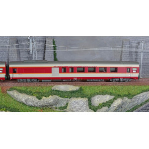 Jouef HJ4192 Set de 3 voitures voyageurs Grand Confort TEE Le Kléber, SNCF, A8u / A8tu / A4Dtux, éclairées Jouef HJ4192 - 5