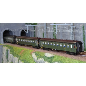 Models Word 1002-2 Set de 3 Voitures OCEM RA, A8 + 2x B9, LE MISTRAL, Paris - Marseille, éclairées Models World MW_1002-1 - 6