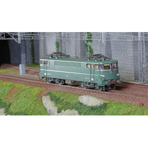 Ree Modeles MB202.S Locomotive électrique BB 9216, Verte, avec jupes, AVIGNON, sonore, panthos motorisés Ree Modeles MB-202.S - 