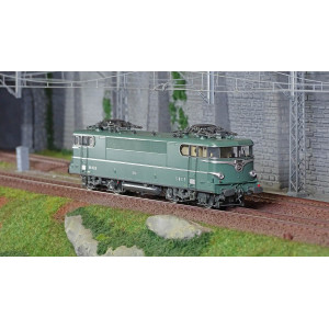 Ree Modeles MB203 Locomotive électrique BB 9218, Verte, sans jupes, sans feux rouge, BORDEAUX Ree Modeles MB-203 - 3