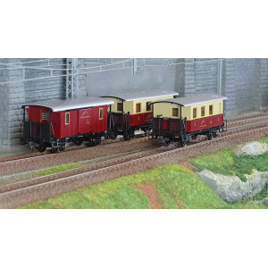 Roco 6200063 Set de 3 voitures voyageurs à crémaillère, EINSTELLER, Sonnblick-Bahn Roco Roco_6200063 - 1