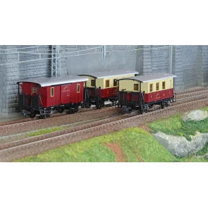 Roco 6200063 Set de 3 voitures voyageurs à crémaillère, EINSTELLER, Sonnblick-Bahn Roco Roco_6200063 - 1
